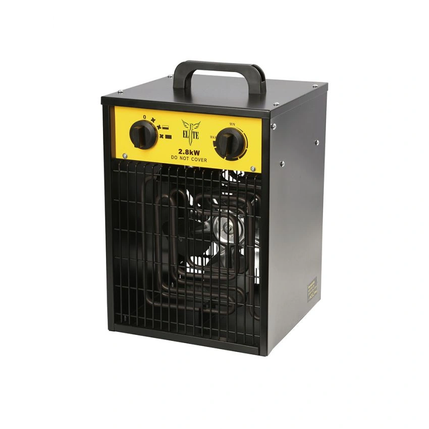 Elite fan heater on a white background
