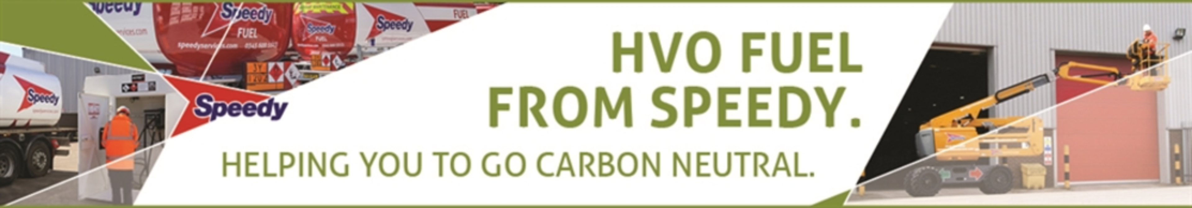 HVO Fuel from Speedy Banner 