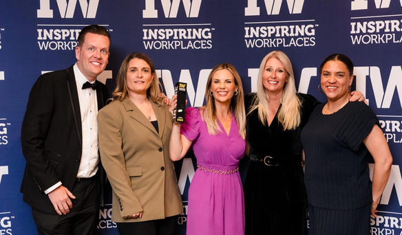 Speedy board members at the Inspiring Workplace ceremony