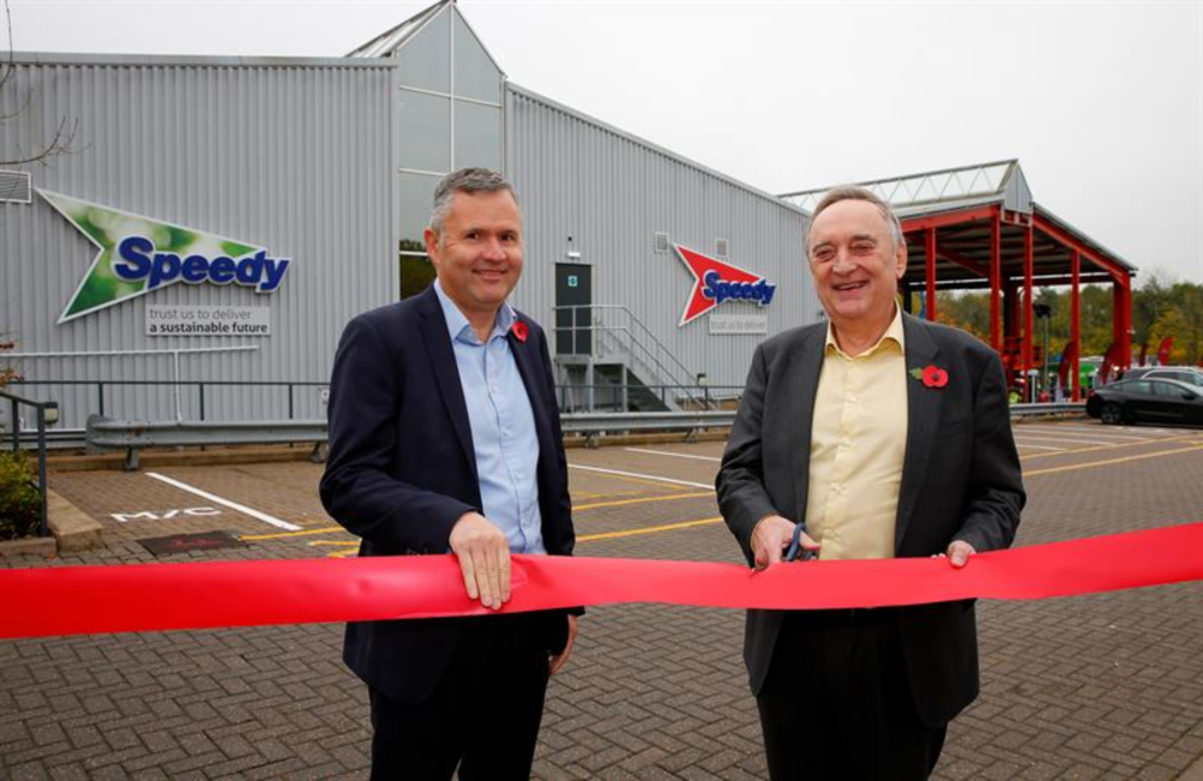 Russell Down and Shaun McCarthy at Milton Keynes Innovation Centre