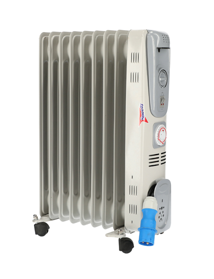 Rhino H02241 240V Oil Filled Radiator Hire | Speedy Hire