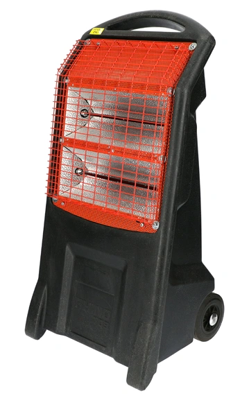 Rhino infrared heater on a white background