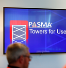Presentation screen displaying “PASMA Towers for Users” during a training session.