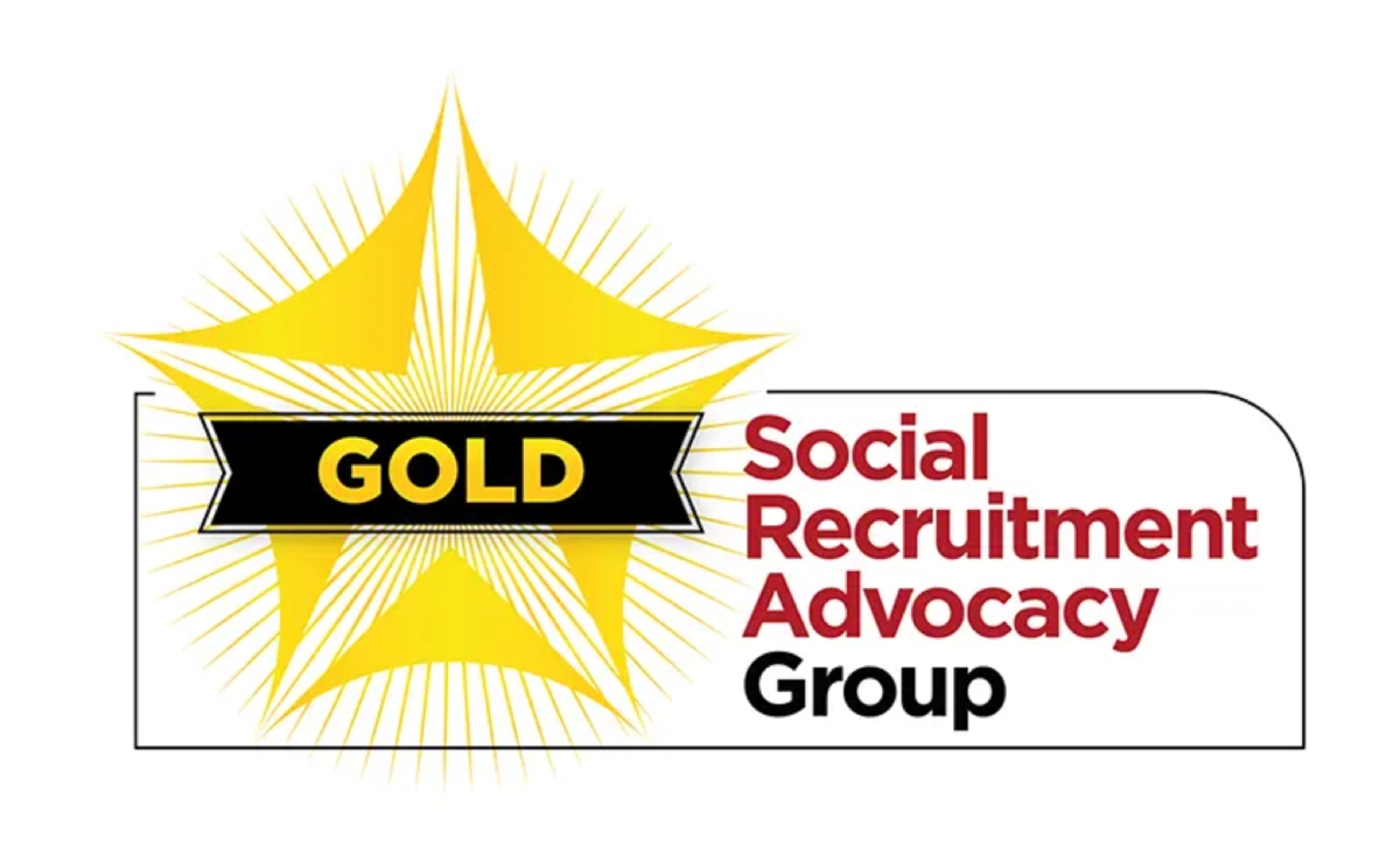 social recruitment advocacy group gold award logo