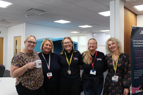5 Speedy staff members at the Bake Sale event